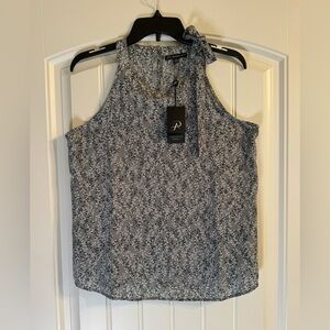 NWT Adrianna Papell sleeveless print blouse - medium